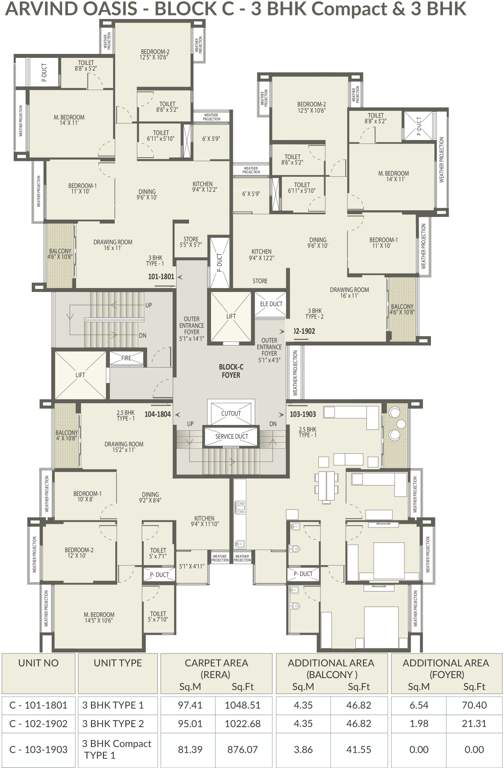 Images for Cluster Plan of Arvind Oasis