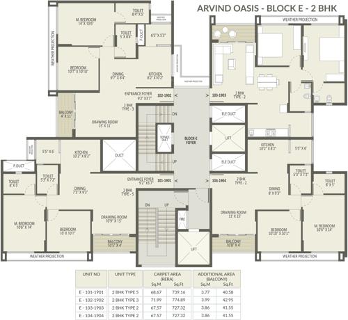 Images for Cluster Plan of Arvind Oasis