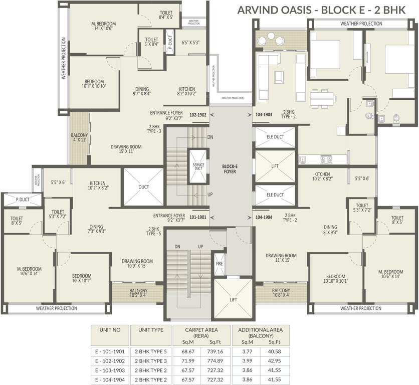 Images for Cluster Plan of Arvind Oasis