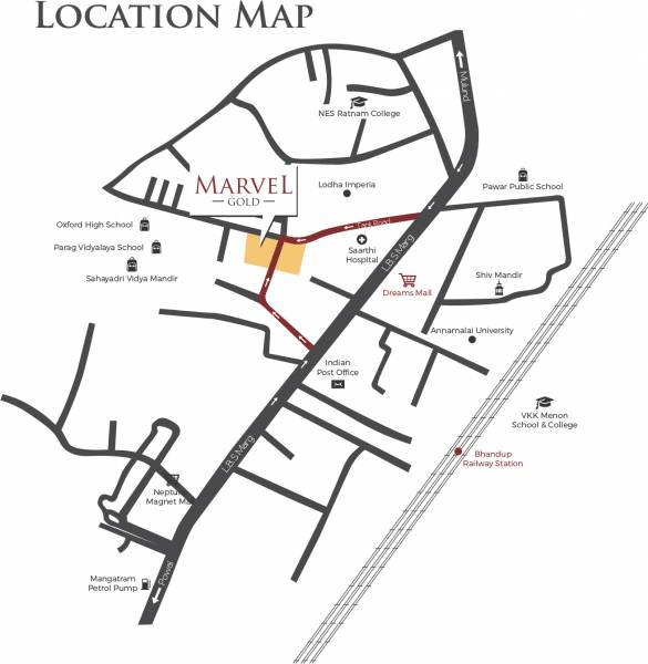 Images for Location Plan of Swaroop Marvel Gold Phase II Colloseum