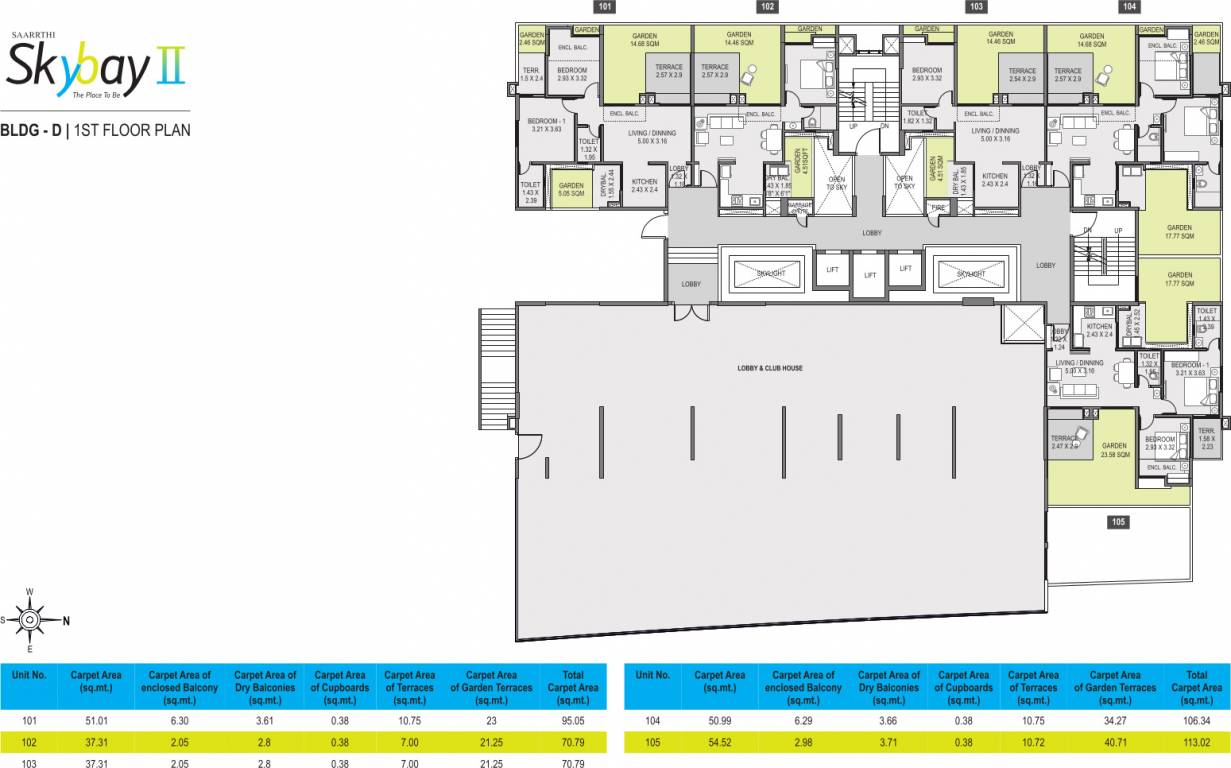 Images for Cluster Plan of Saarrthi Skybay II