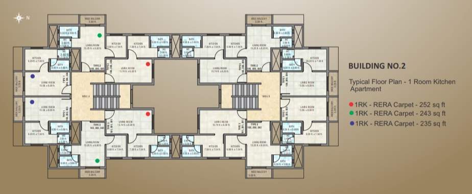  sai city A Wing Cluster Plan