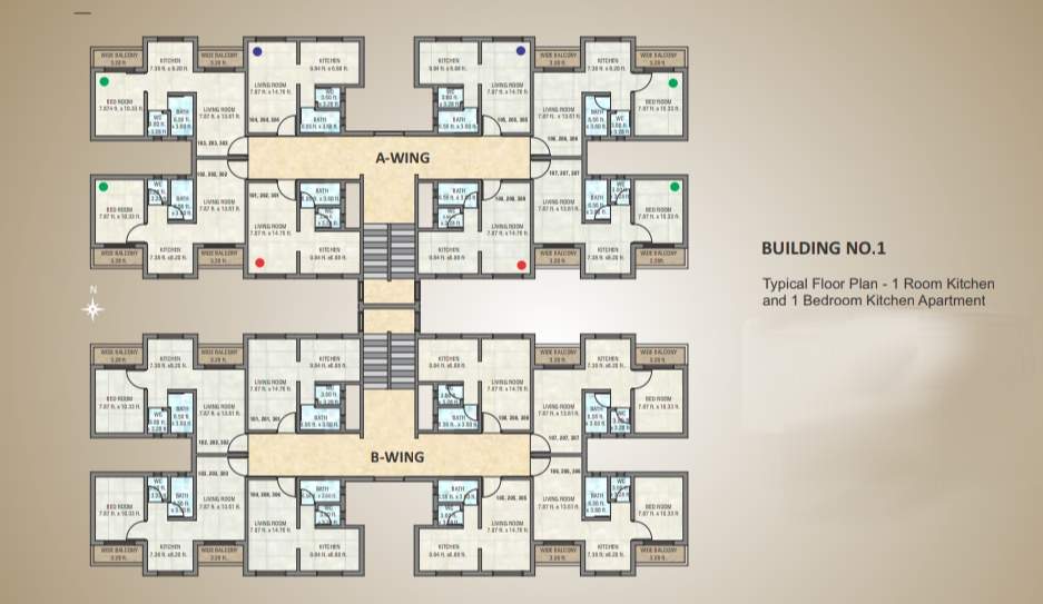  sai city A Wing Cluster Plan