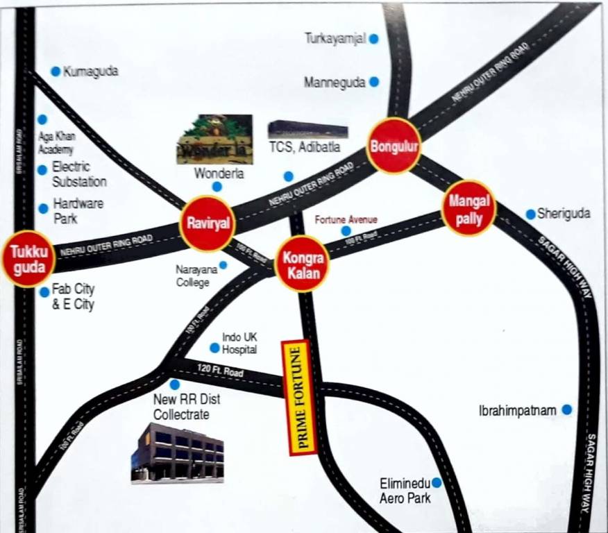 Images for Location Plan of Sathguru Prime Fortune