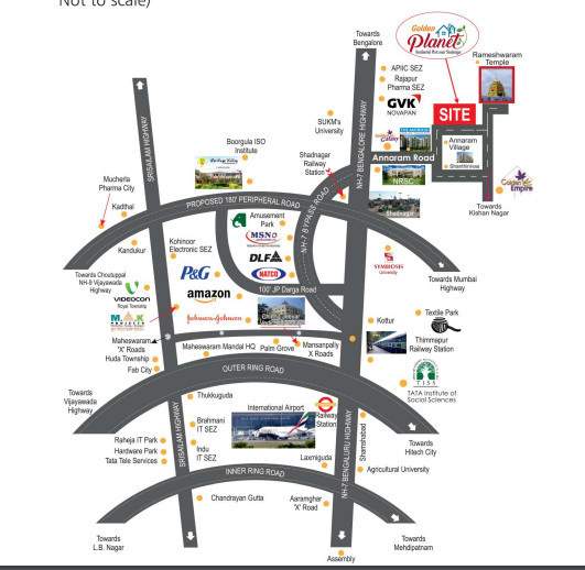  golden planet Location Plan