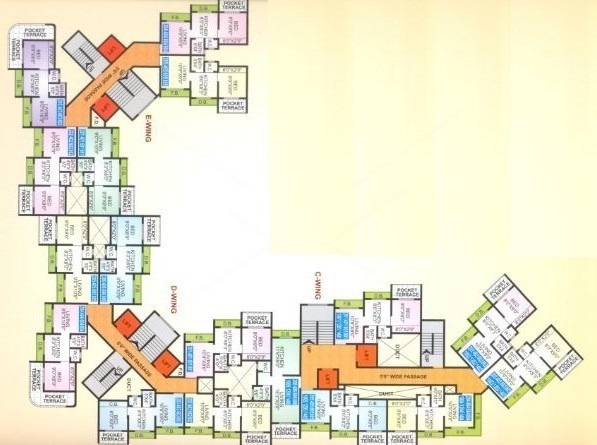  tower C WING Cluster Plan