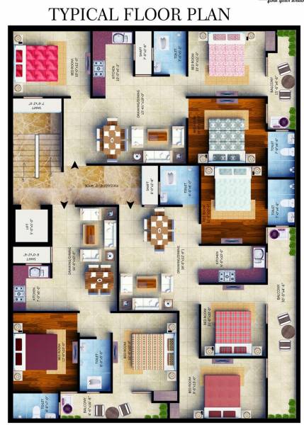 Images for Cluster Plan of Belpatram Gold Tower