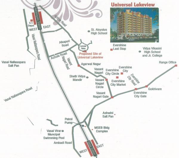 Images for Location Plan of Trimurti Lakeview Apartment