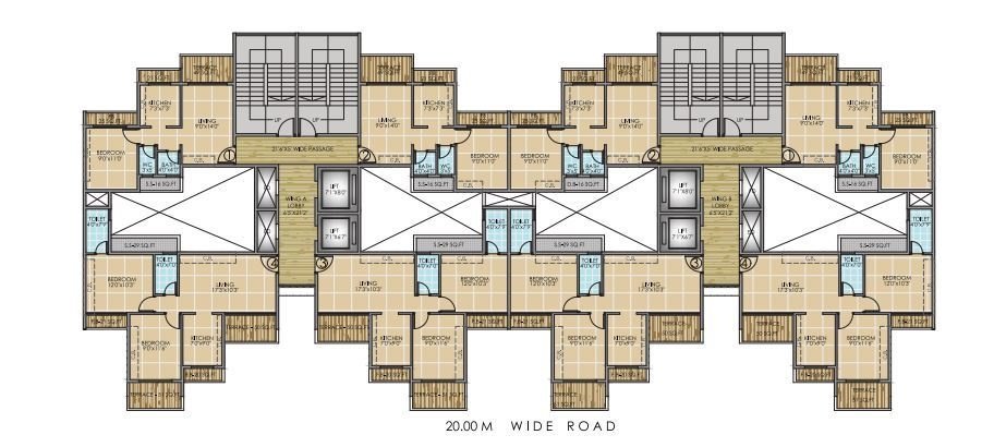  nestor A Wing Cluster Plan