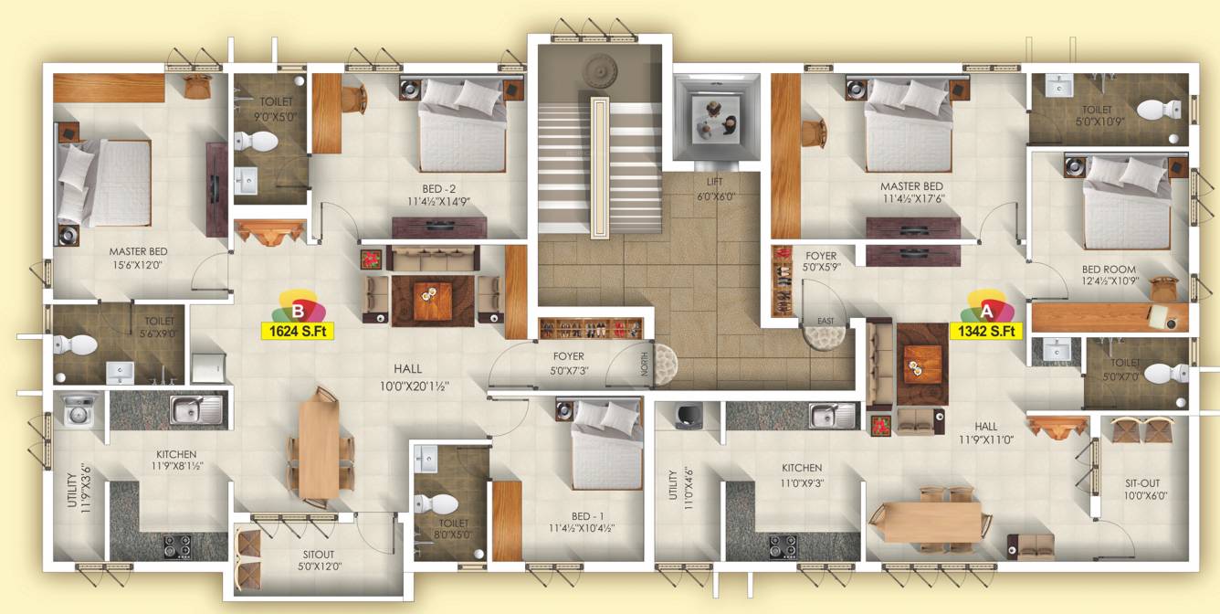 Images for Cluster Plan of Jayalakshmie Sai Akshayam