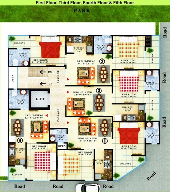 Images for Cluster Plan of APS Homes
