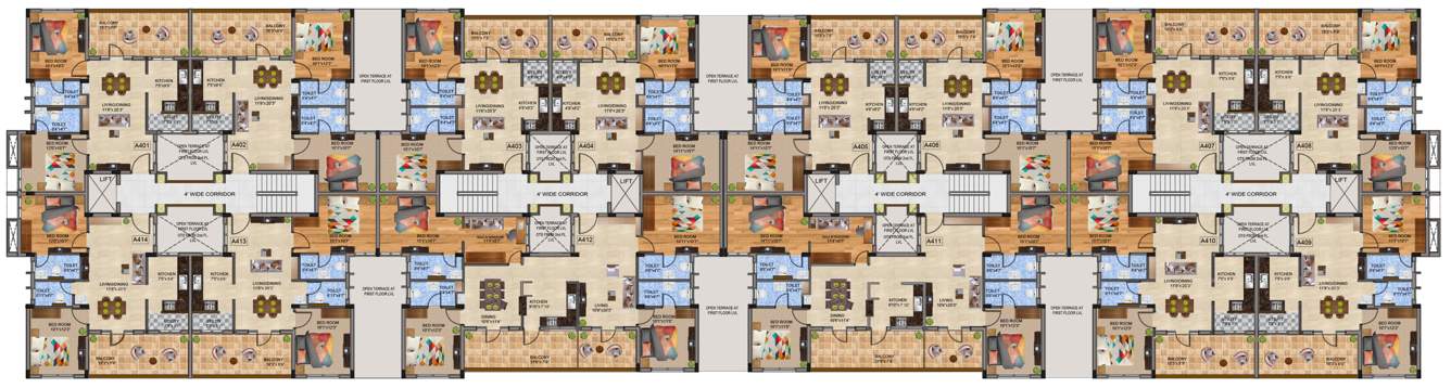  brikhouse Images for Cluster Plan of Bharathi Brikhouse