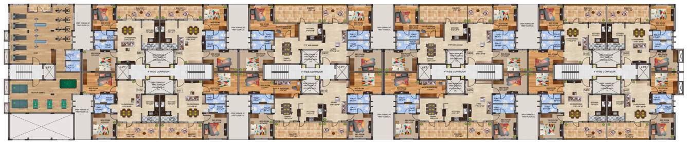  brikhouse Images for Cluster Plan of Bharathi Brikhouse