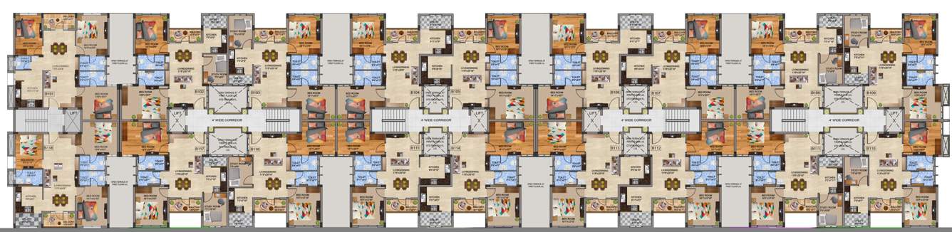  brikhouse Images for Cluster Plan of Bharathi Brikhouse