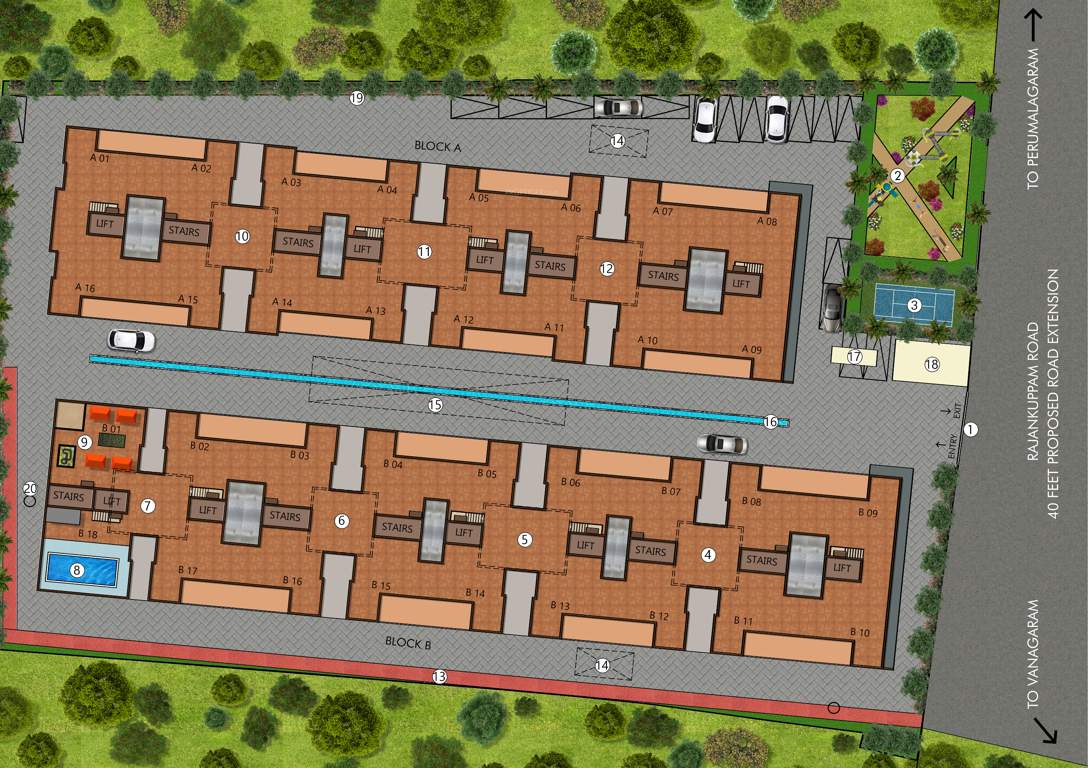  brikhouse Images for Layout Plan of Bharathi Brikhouse