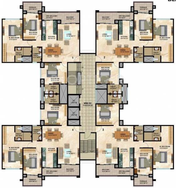 Images for Cluster Plan of Kolte Patil 24K Allura