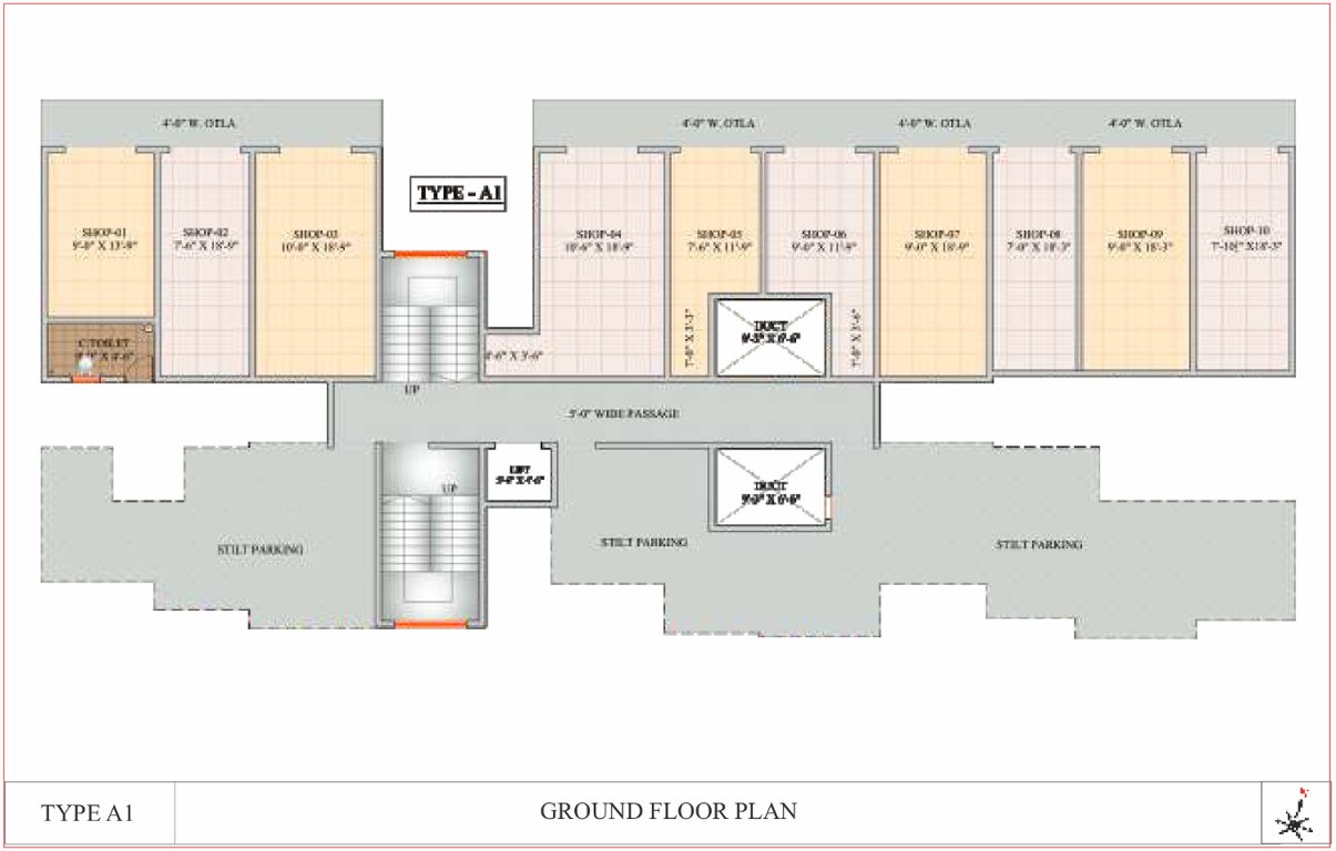  vrindavan complex Vrindavan Complex Cluster Plan for ground Floor