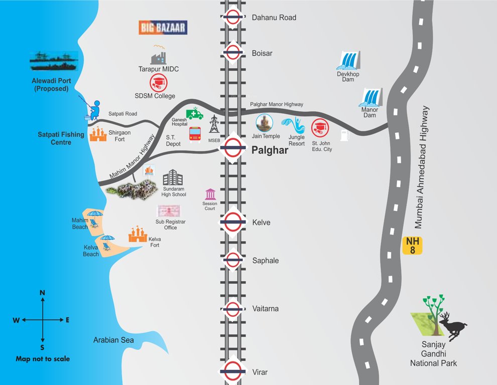  vrindavan complex Location Plan