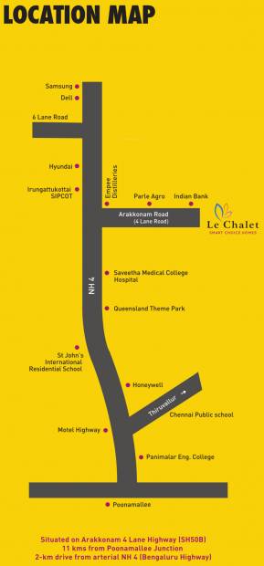 Images for Location Plan of Baashyaam Le Chalet Smart Choice Homes