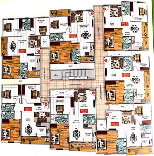  sree-sai-heritage Images for Cluster Plan of Star Sree Sai Heritage