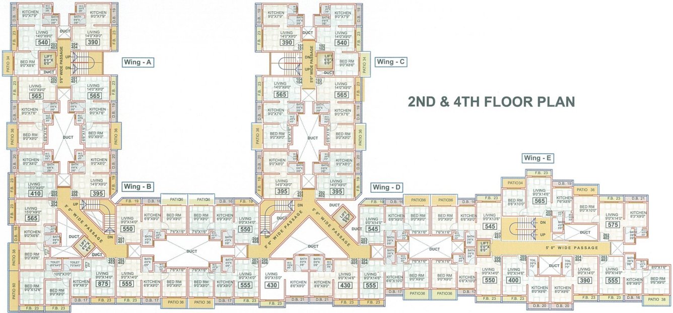 Images for Cluster Plan of Shrinath Kalpataru Avenue