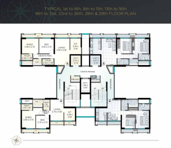  new-suraj-tower New Suraj Tower Cluster Plan