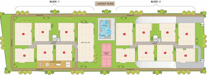 Images for Layout Plan of Aryav Crosswinds