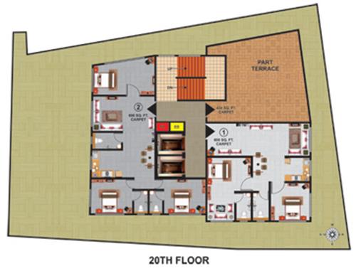  royal-a Images for Cluster Plan of Atlas Royal A