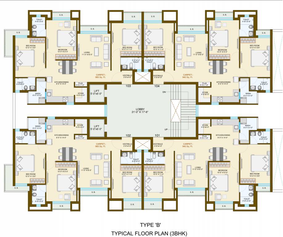 Images for Cluster Plan of Oscar Sky Park
