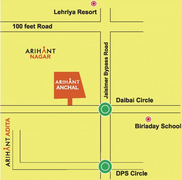 Images for Location Plan of Arihant Anchal Phase 1