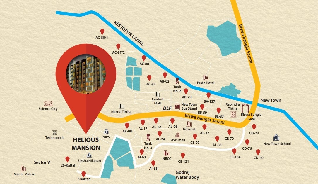  helious mansion Location Plan
