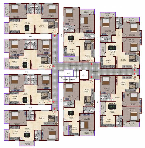 Images for Cluster Plan of Sri Srinivasa Srinivasa Palm Woods