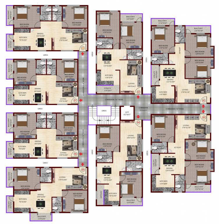 Images for Cluster Plan of Sri Srinivasa Srinivasa Palm Woods