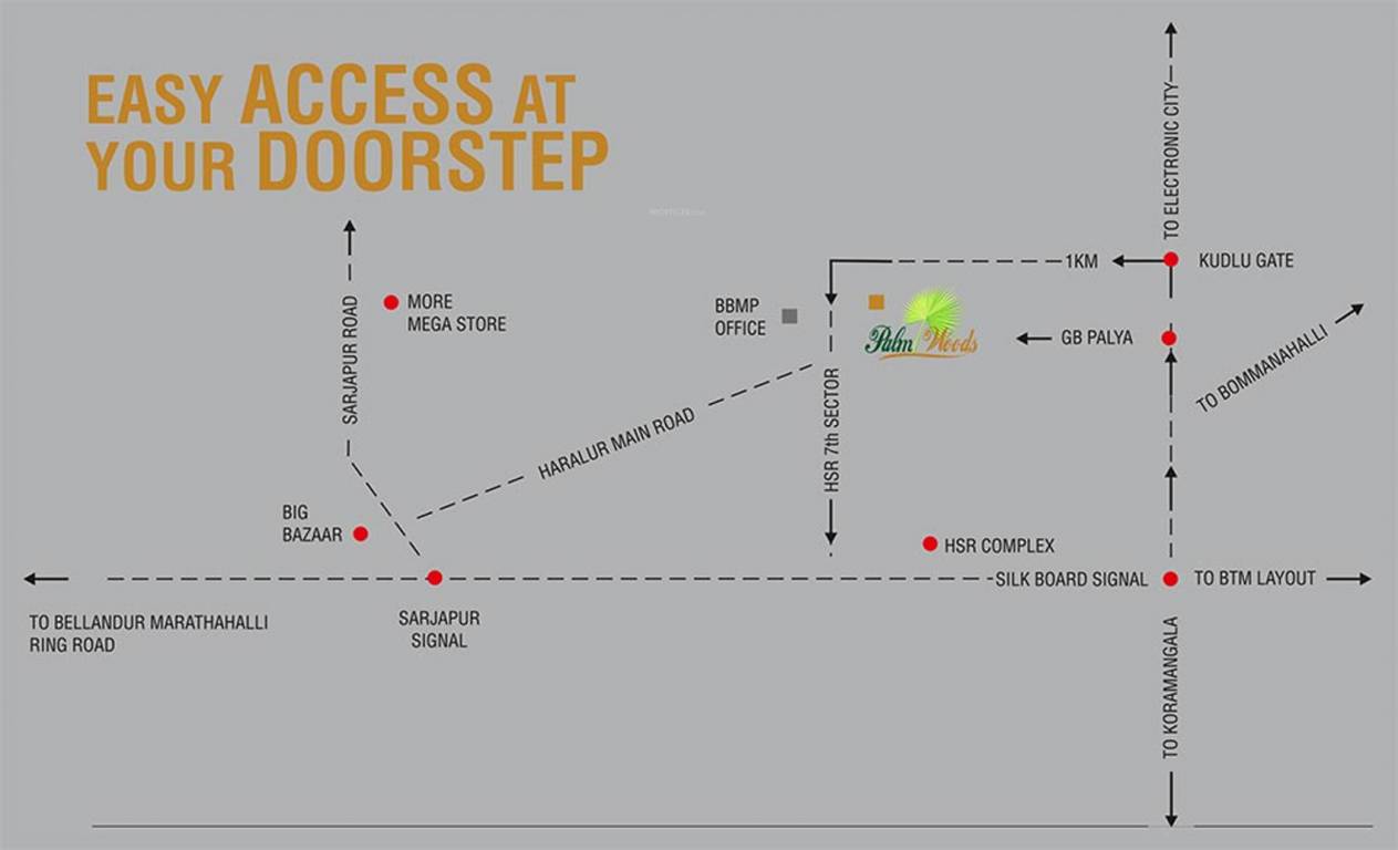 Images for Location Plan of Sri Srinivasa Srinivasa Palm Woods
