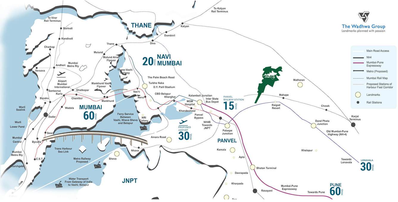 Images for Location Plan of Wadhwa Wise City South Block Phase I Plot RZ8 Building 4 Wing F4
