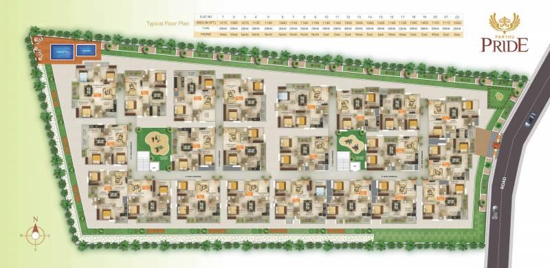  pride Images for Layout Plan of Parthu Pride
