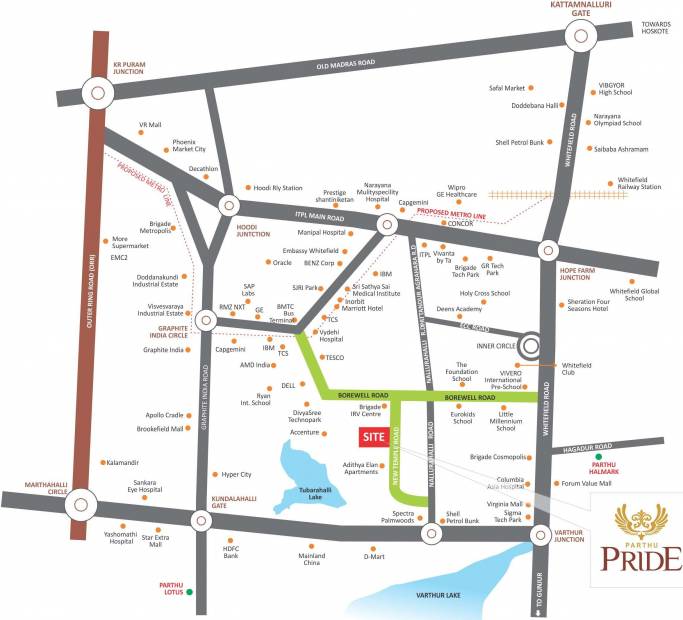  pride Images for Location Plan of Parthu Pride