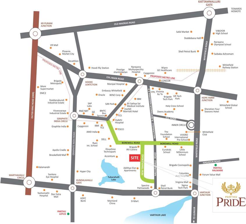  pride Images for Location Plan of Parthu Pride