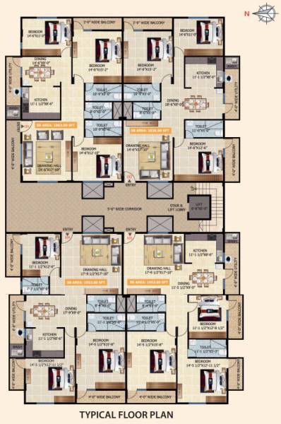 Images for Cluster Plan of Sapthagiri Sannidhi