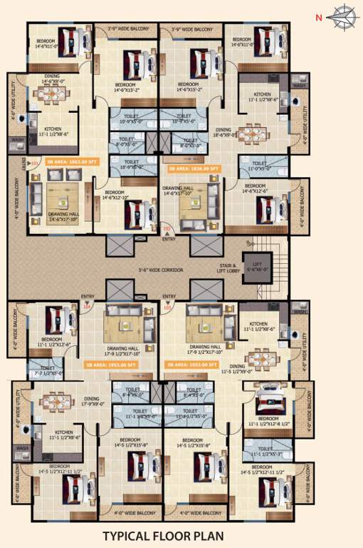 Images for Cluster Plan of Sapthagiri Sannidhi