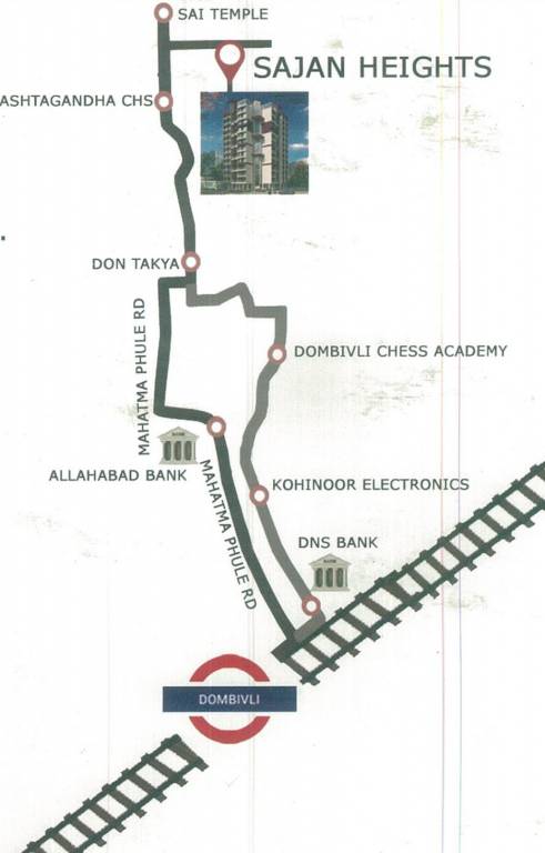  sajan heights Location Plan