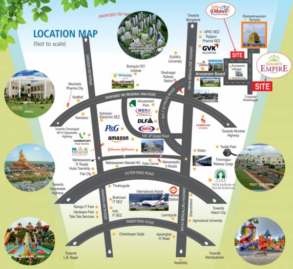 Images for Location Plan of Bhavyasree Golden Empire