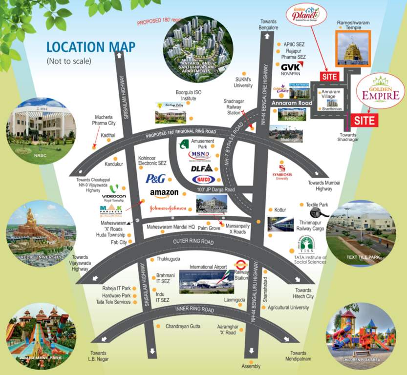 Images for Location Plan of Bhavyasree Golden Empire