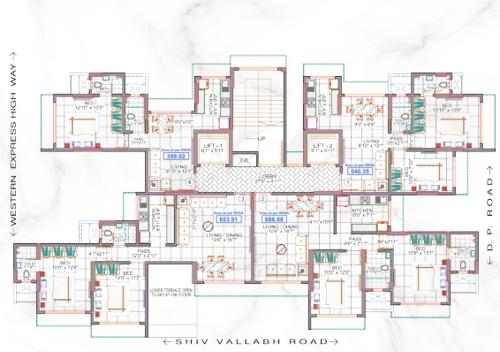  splendour Anurag Mansion CHSL Cluster Plan