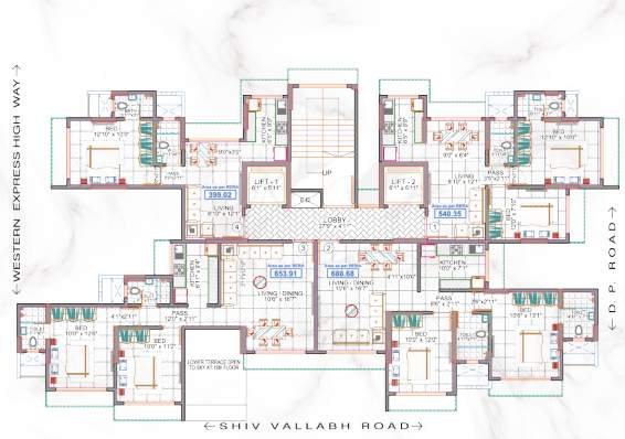  splendour Anurag Mansion CHSL Cluster Plan