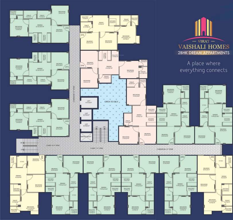 Images for Cluster Plan of Virat Vaishali Homes
