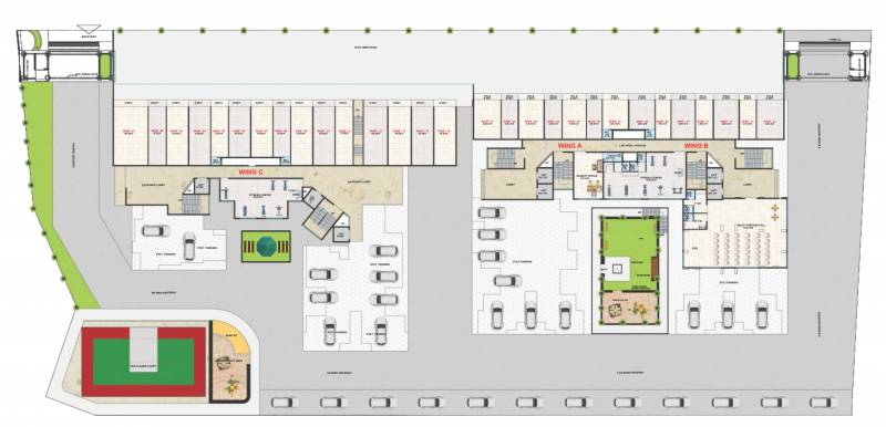 Layout Plan Image of Akshar Group Badlapur Atmiya Heights for sale ...