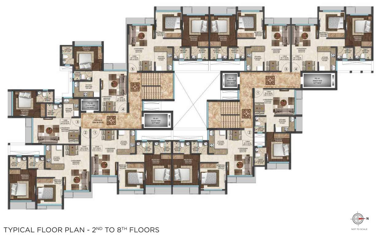 splendor Arena Splendor A B Wing Cluster Plan