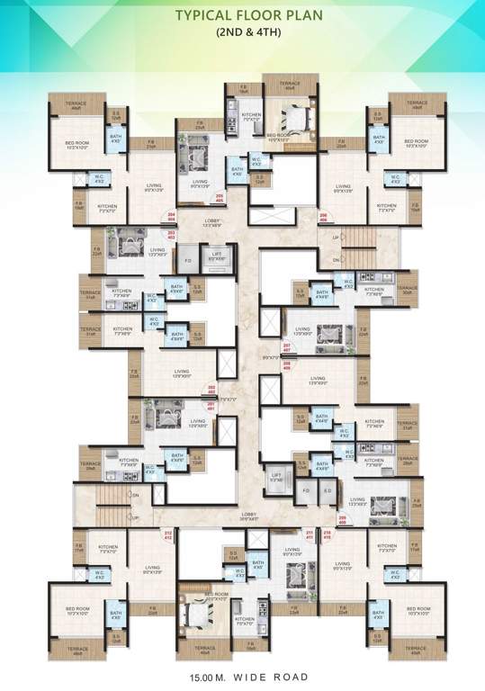  sai garden Dev Sai Garden Cluster Plan for 2nd Floor