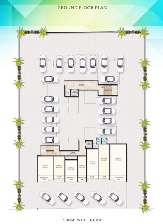  sai garden Dev Sai Garden Cluster Plan for ground Floor